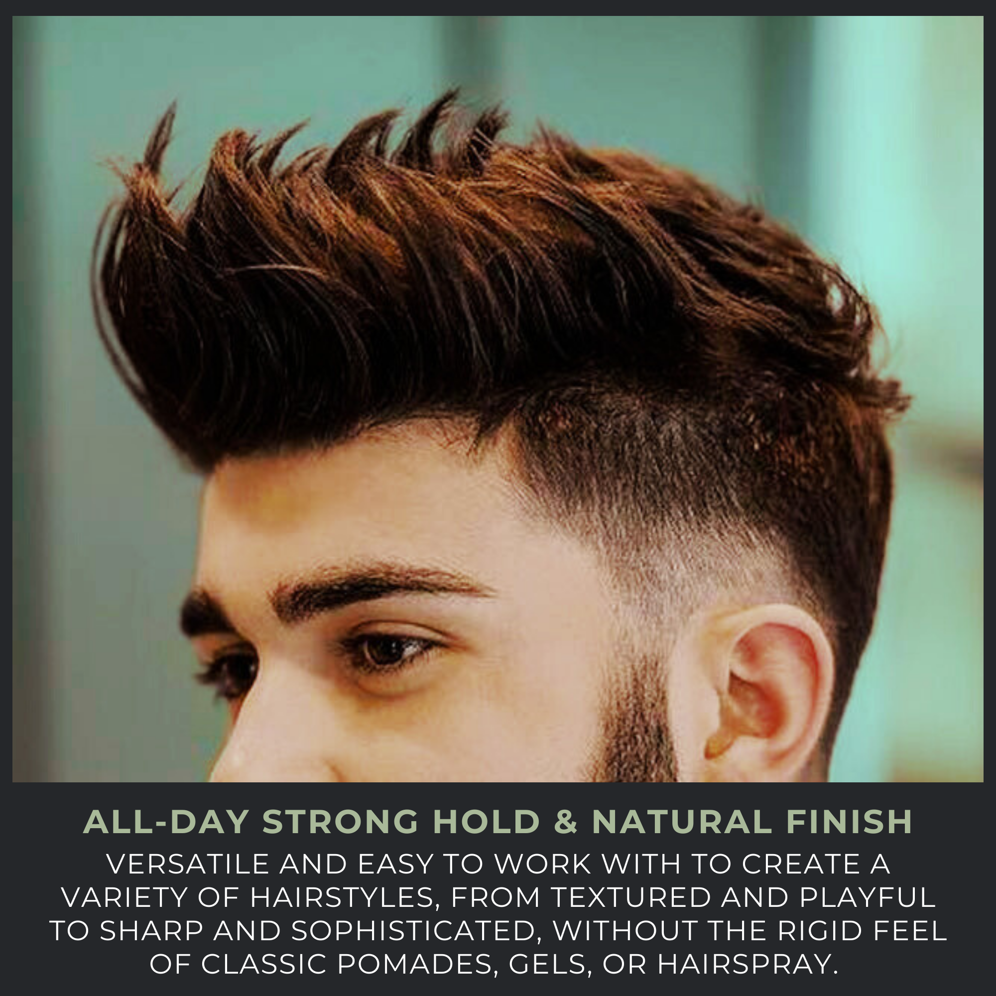 Strong Hold. Natural Finish.