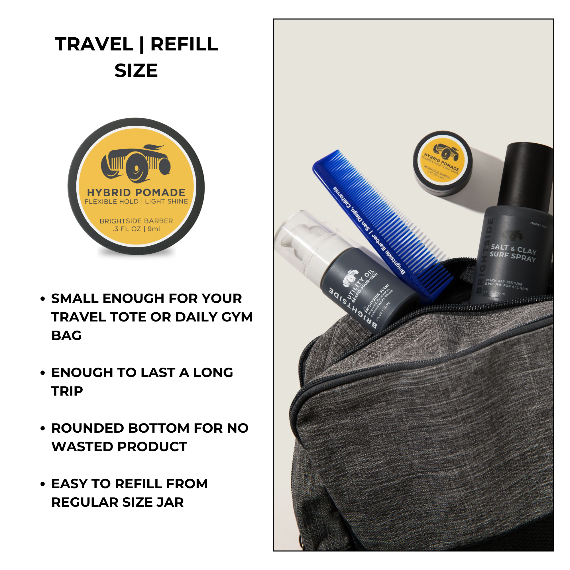 Hybrid Pomade Travel Size